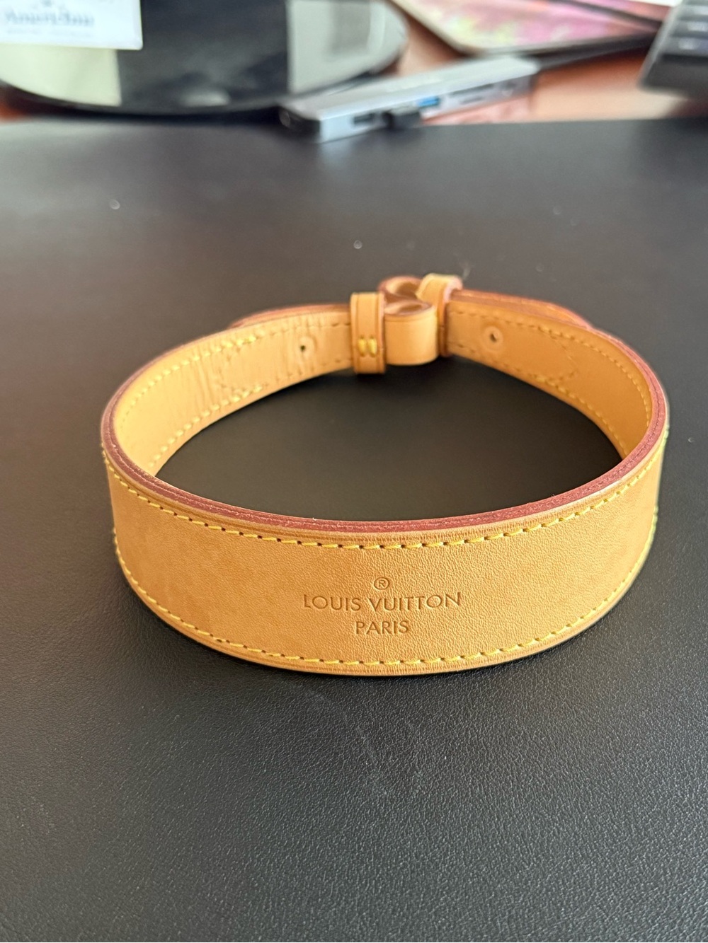 Louis Vuitton Tan Leather Top Handle Replacement For Handbag